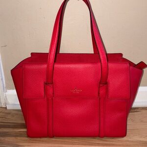 Kate Spade Daniel’s Drive Abigail Bag - Red/PricklyPea - Like New